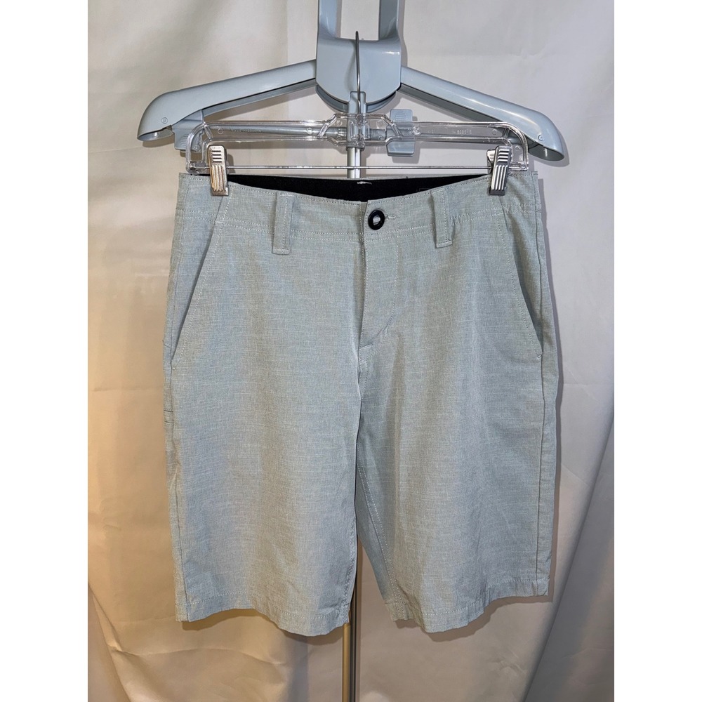 Volcom Mens Hybrid Shorts Light Grey Heathered Walk Shorts Size 28